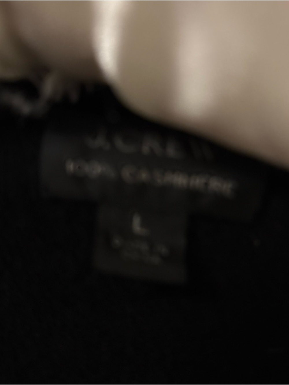 J.Crew Black Crewneck Cashmere Sweater-Large Classic Minimalist-SOFT - Picture 2 of 3